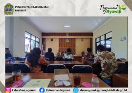 Kaur Tata Laksana dan Staf Kaur Danarta Kalurahan Ngunut Hadiri Desk SPJ di Kapanewon Playen